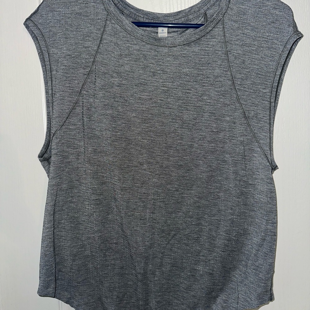 Gray Sleeveless Women's Top